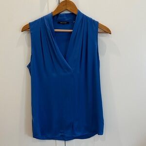 Kobi Halperin Vibrant Blue Sleeveless Blouse